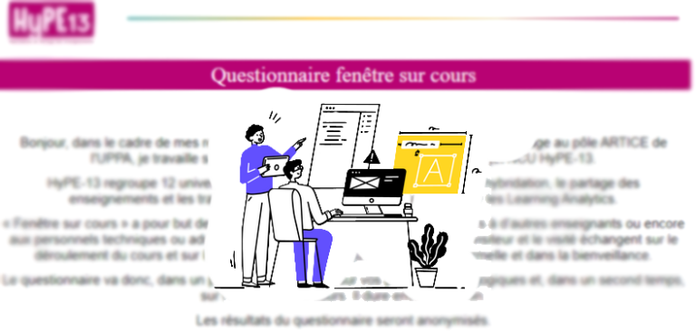 Connaissez-vous le dispositif « fenêtre sur cours ? »